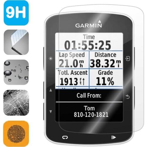 9H Clear Tempered Glass Screen Protector for Garmin Edge 130 520 520Plus 530 820 830 1000 1030 Anti Scrarch Protective Film