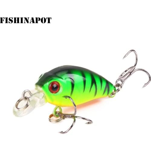 1PCS Wobbler Fishing Lures 4g 4.5cm 3D Eyes Isca Artificial Japan Swimbait Hard Baits Jig Crankbait For Bass Carp Fishing
