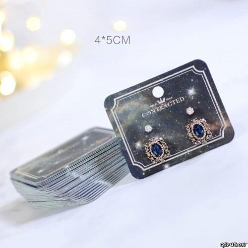 100pcs/Spot/mini card, hand DIY jewelry tags, earrings, hangtags,brooch, necklace display tags custom 2019036