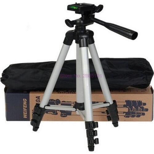 100pcs Unfolded 1060mm Portable Professional Camera Tripod High Quality Universal Tripod For Camera / Mobile Phone / Tablet