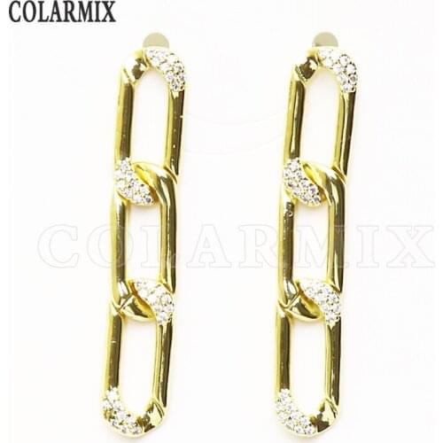 8 Pairs Round Drop Earrings Hollow Drop earrings Gold color earrings Gift for women jewelry 8350