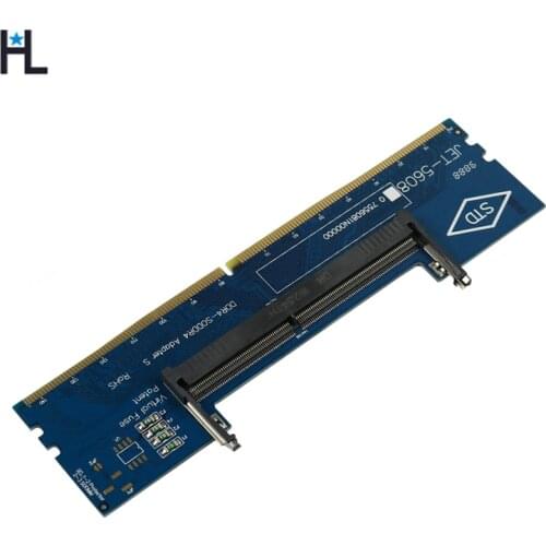 Laptop DDR4 RAM to Desktop ram memory adapter Card Memory Tester SO DIMM to ddr4 Converter