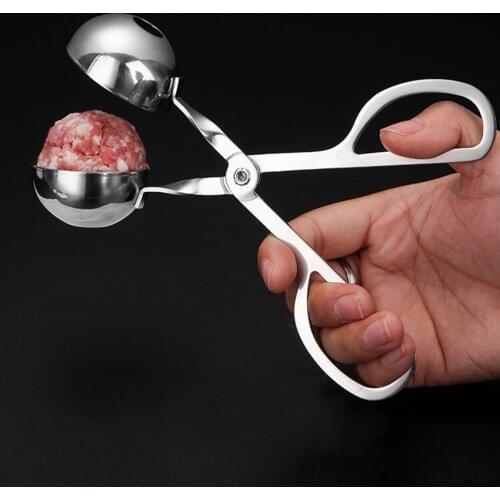 1pc Convenient Meatball Maker Stainless Steel Stuffed Meatball Clip DIY Fish Meat Rice Ball Maker