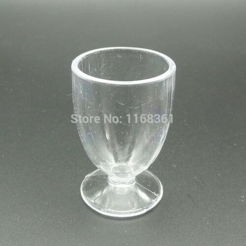 1pcs/lot wine glass cup imitation PVC Plastic glass 41mm Artificial Parfait Cups Miniature Food Deco Part A012-21
