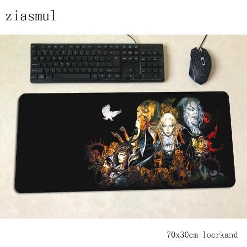 Castlevania mouse pad gamer New arrival 70x30cm gaming mousepad pc notbook desk mat locked edge padmouse game gamer mats gamepad