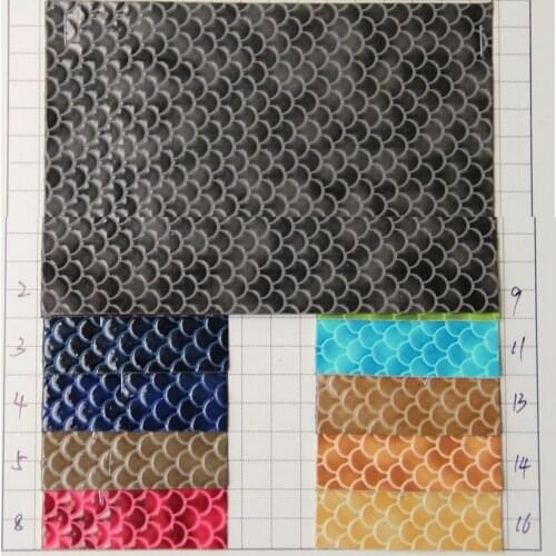 Classic shiny leather Snake Print dragon fruit artificial PU leather fabric material