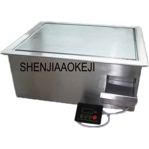 Commercial induction cooker Western kitchen energy-saving embedded electromagnetic furnace durable 3.5KW 220V 1 PC