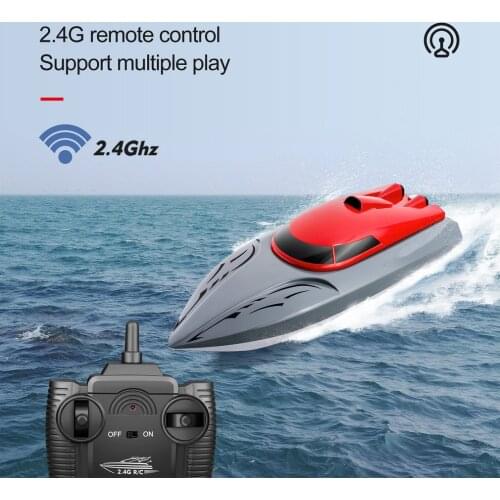 806 20km/h 2.4Ghz RC Boat High Speed Racing Fishing Speedboat Waterproof Remote Control Ship Toy Gift For Children