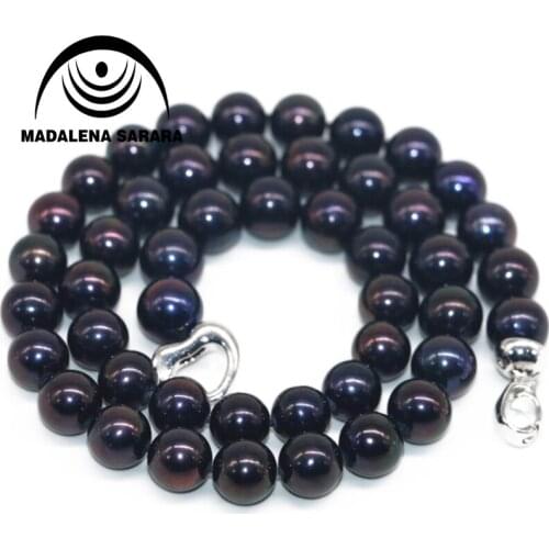 MADALENA SARARA Hot Sale Elegant Princess Style 8-9mm Baroque Freshwater Pearl Necklace Set
