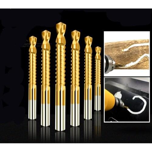6pcs/set Cobalt Drill Bit Set Spiral Screw Metric Composite Tap Drill Bit Tap Twist drill bit set multi-function metal specia
