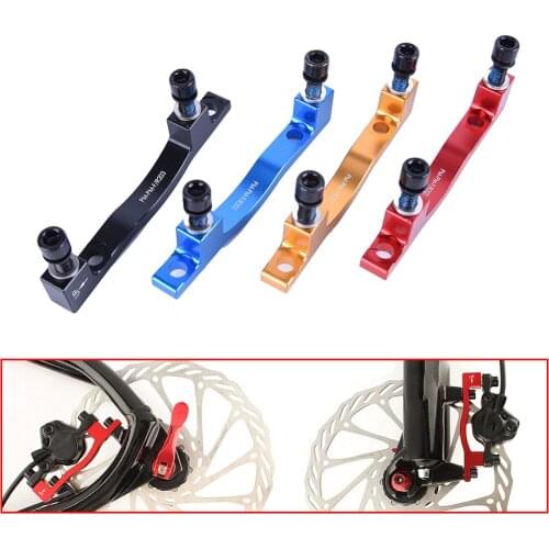 New 1PCS Mountain Bikes Bicycles Disc Brake Adapter (suitable for 203 rotors front and rear wheel) bicycle Parts