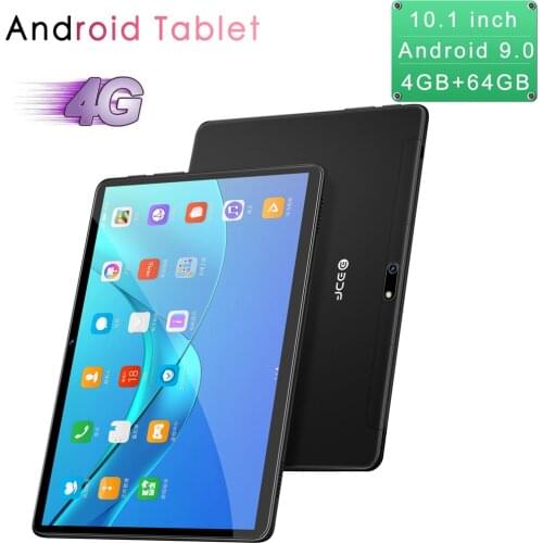 New 10.1 inch Tablet pc Android 9.0 Android Tablets Phone Call Octa Core 4GB+64GB ROM Bluetooth Wi-Fi GPS 2.5D Steel Screen