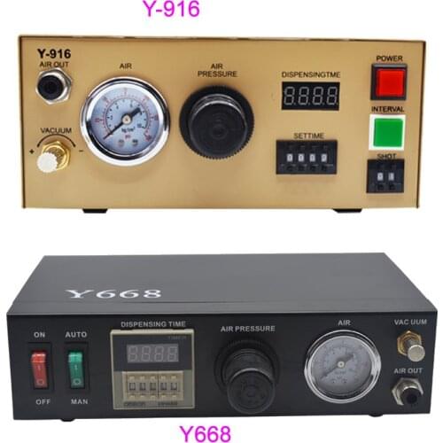 Y916 Y668 Precision Glue Dispenser Automatic Digital Display Glue Dispenser Manual Glue Dispenser Glue Controller