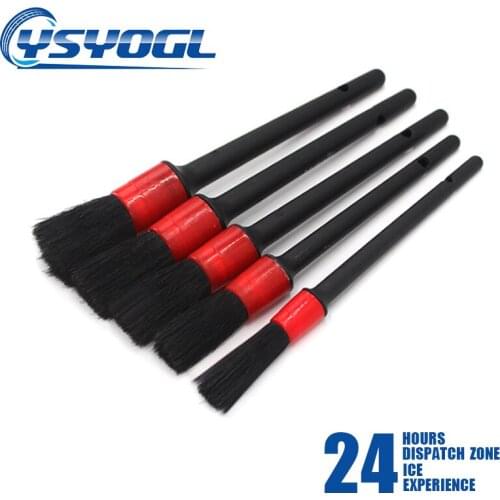 5pcs Car Crevice Brush Detail Cleaning For Chevrolet Cruze Honda Hrv Fiat Uno C4 Citroen Civic 2008 Toyota Corolla 2015 Mercedes
