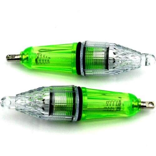 LED Deep Fishing Lamps 11.5cm AA Battery Underwater LED Fish Lure Electronic Bait Tackle Fish Finder Lamp Attractor Lure Light