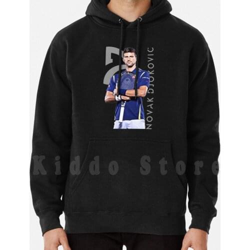 Novak Djokovic hoodie long sleeve Novak Djokovic Tennis Serbian Atp Grand Slams Bring The Love Us Open