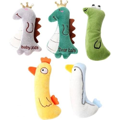 Pet Supplies Cute With Catnip Plush Cat Animal Shape Toy Home Cartoon Cute Soft Yellow Plush Bite-resisitant And Durable Toy