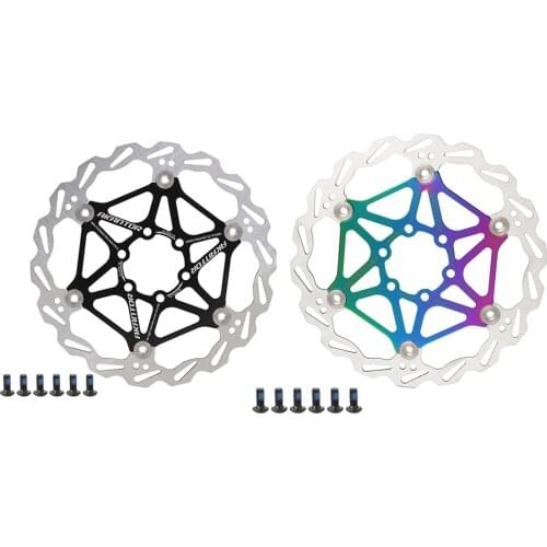 Bicycle Brake Disc 160 180 203mm MTB Road Bike Hydreaulic Disc Brake Rotors Mountain Road Brake Rotors Colorful Bike Brake Disc