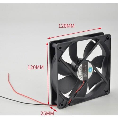Wide voltage 20-220V DC ac 120mm fan 2100 industrial equipment silent computer cooling accessories