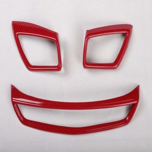 Car Inner Front Console Air Condition Vent Outlet Cover Trim Accessories for Nissan X-Trail T32 Rogue 2014-2018 2019 2020