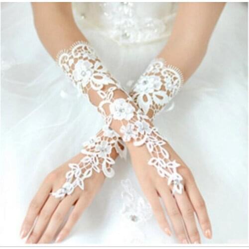 Свадебные кружевные перчатки WEIAIJIAYI TRADING CO LTD China At AliExpress