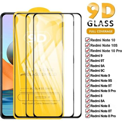 3PCS Tempered Glass For Xiaomi Redmi Note 9 8 10 Pro Max 8 8A 9 9A 9C Screen Protector For Redmi Note 7 6 5 Pro 7A note10 Glass