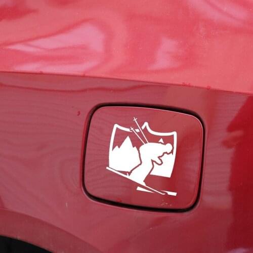 11.7*11.7CM Coolest Ski Sports Girl Decor Car Sticker Reflective Accessories Vinyl C12-1473