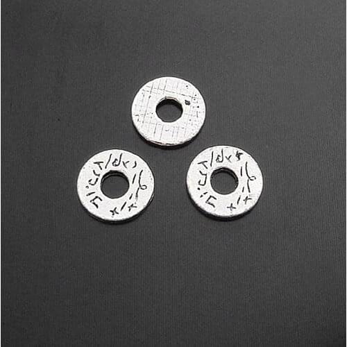 15321)50PCS 11MM Antique Silver Zinc Alloy Circle Connect Rings Jewelry Making Supplies Diy Findings Accessories