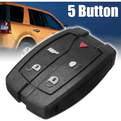 5 Button Remote Key Fob Case Shell Key Blade Replacement Key Fob Case For Land Rover Freelander 2