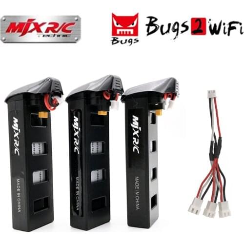 MJX Bugs2 Battery 7.4V 1800mAh 25C Li-po battery for MJX B2W B2C Brushless RC Quadcopter Drone Spare Parts Battery