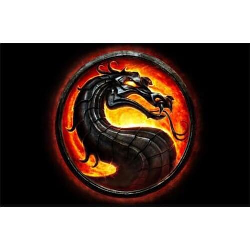 New Full 5D Diamond painting Black dragon Full Square Round Drill DIY Diamond embroidery mosaic 3D Cross stitch Home decor P617