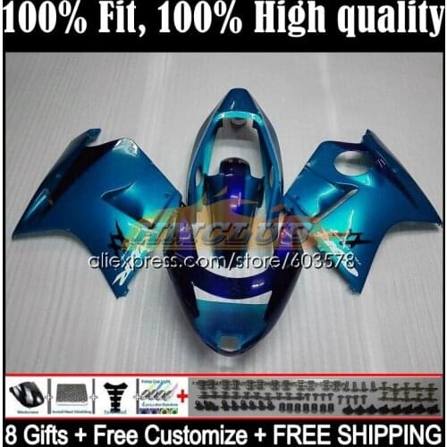 Blackbird For HONDA CBR1100XX 02 03 04 05 06 07 29CL.105 CBR1100 CBR 1100 XX 1996 1997 1998 1999 2000 2001 Fairings Metal blue