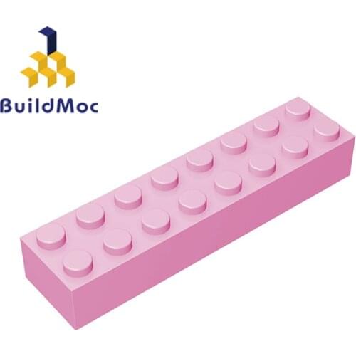 BuildMOC 93888 3007 2x8 brick Building Blocks Parts DIY Educational Classic Brand gift Toys