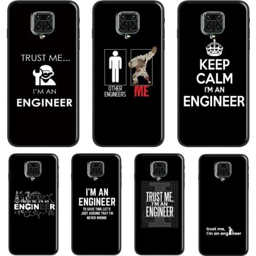 I m An Engineer I m Good At Maths Funda For Xiaomi Redmi Note 10 Pro Note 9 Pro Note 8 Pro 7 K40 8T 9S 9A 9C 9T Case Cover