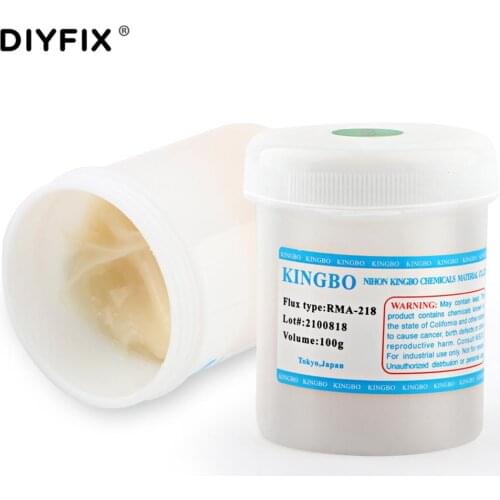 DIYFIX Kingbo RMA-218 bga Solder Flux Paste Solder for SMT Reballing 100g Repair Flux