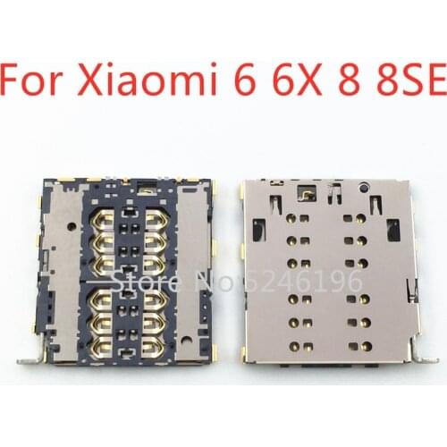 For Xiaomi 6 6X 8 8SE 9 Xiaomi Mix2 2S MiX3 Note 3 Sim Card Reader Tray Micro SD Memory Card Holder Slot Flex Cable Repair Parts