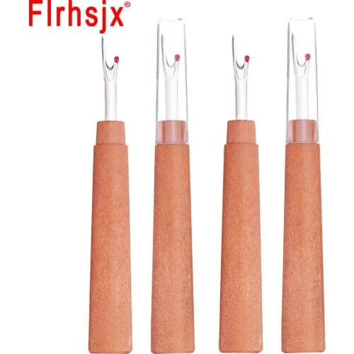 FLRHSJX 3Pcs Sewing Seam Ripper Sharp Thread Cutter Plastic Handle Trimming Scissors Stitch Unpicker for Stitch Remover Sew Tool