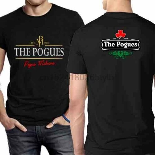 The Pogues Tee Two Sides Tshirt Cotton New Mens T-Shirt Size S to 3XL