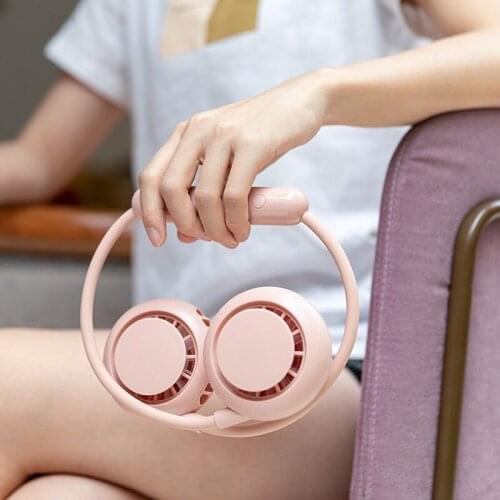 Hot Sale Mini Bladeless HandHeld Fan USB Portable Air Conditioner Mute Without Vane for Home Outdoor Ventilador Cooler Palm Fans