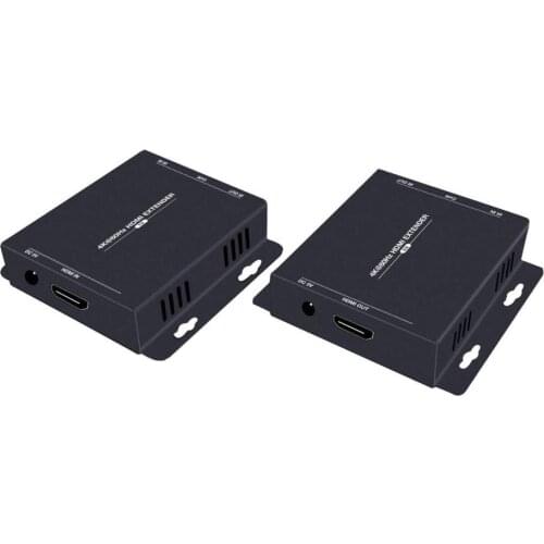 HDMI Extender 4K @ 60Hz Ultra HD 200ft Over Ethernet Cat5e/6 with IR Supports YUV444 HDMI2.0 HDCP2.2 18Gbps
