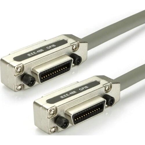 Ieee-488 Gpib cable cord gpib male connector to gpib male with Metal Hood for insturments with GPIB port