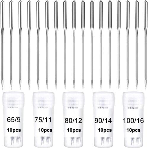 100pcs HAX9-18 Sewing Machine Needles Universal Bottle Pack Mixed Kit Packing Sewing Accessories For Sewing Machine
