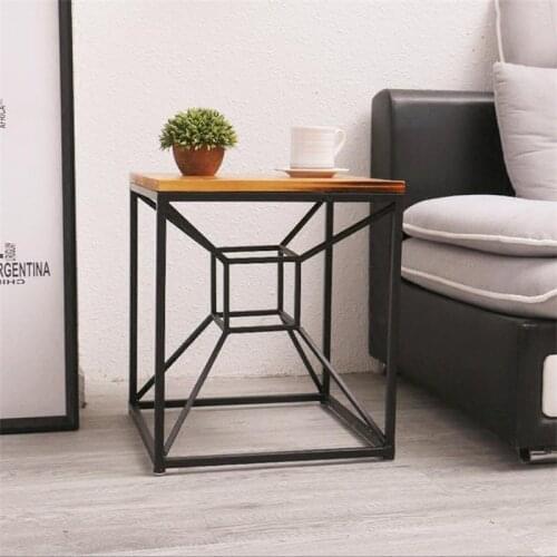 Customized Square Metal Tea Table Unique Creative Side Table Coffee Table