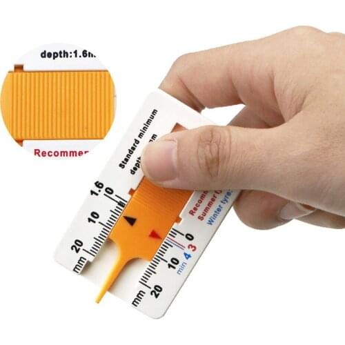 Measure Tool Measrement Supplies 0-20mm Indicator Metalworking Auto Car Tyre Read Depthometer Depth Gauge Page Motorcycle