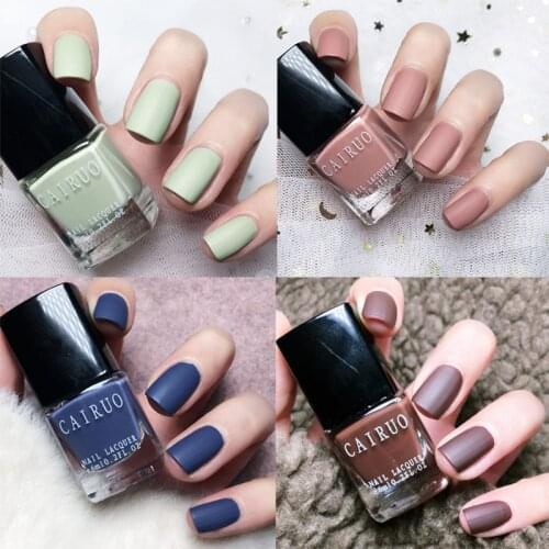 Matte Nail Polish Red Nude Series Polish All for Manicure Nails Art Semi Permanent Gel Stamping Polish Soff Off Hybrid Varnishe