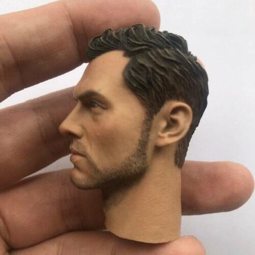 Custom 1/6 WWII Soviet Sniper Vasily Zaytsev Head Sculpt Male Soldier Head Model Toy