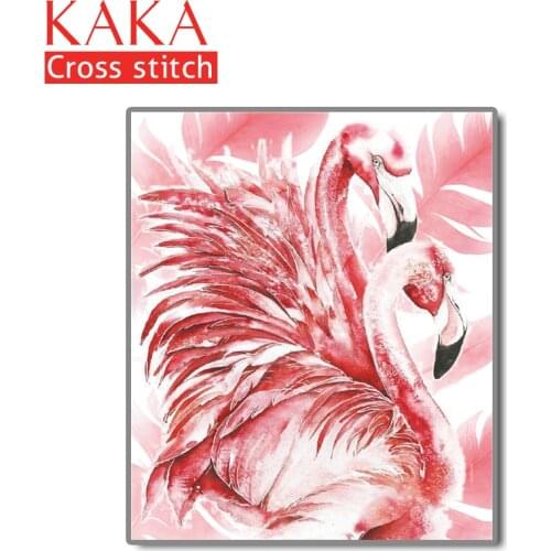 Cross stitch kits,Embroidery needlework sets with printed pattern,11CT canvas for Home Decor Painting,Animals Full NCKA009