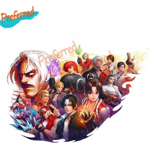 LLY-0426 Personality Car Sticker THE KING OF FIGHTERS ALLSTAR Anime Decal Motocross Racing Laptop Helmet Trunk Wall Car Sticker