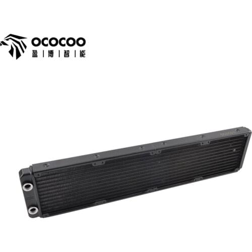 OCOCOO AT480 120mm Water Cooler Radiator Water Cooled for PC Computer Industrial Cooling Aluminum G1/4 thread