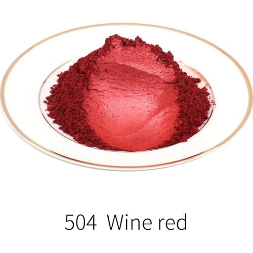 Pigment Pearl Powder Mineral Mica Powder DIY Dye Colorant 10g 50g Type 504 Pearlized Dust for Soap Eye Shadow Cars Art Crafts